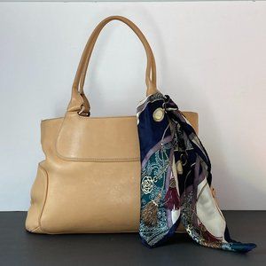 COLE HAAN Leather Bag Silver Hardware